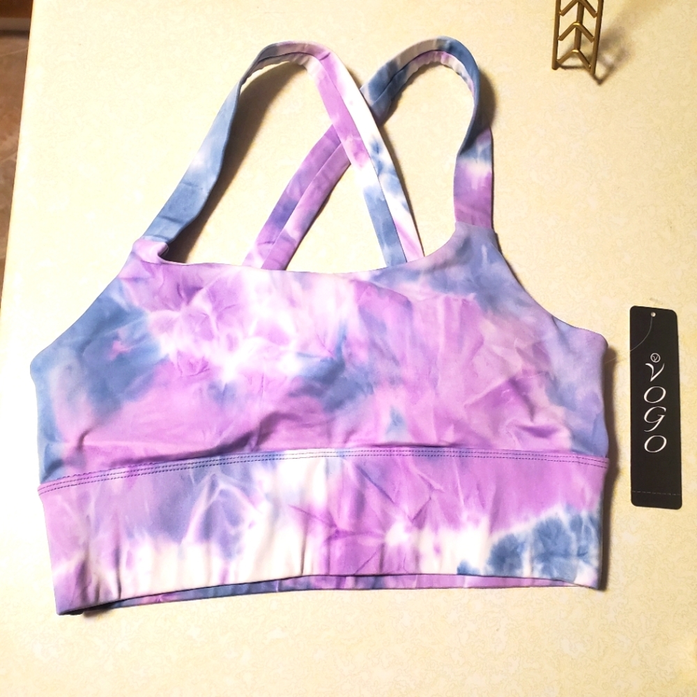 Vogo sports bra tie dye